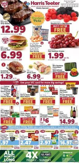 Offres Harris Teeter États-Unis de 8 à 14 avril 2026 Offre hebdomadaire - Harris Teeter - États-Unis - 8 avril 2026 – 14 avril 2026 - Page 1