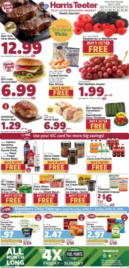 Offres Harris Teeter États-Unis de 8 à 14 avril 2026 Des aubaines exclusives - Harris Teeter - États-Unis - 8 avril 2026 – 14 avril 2026 - Page 1