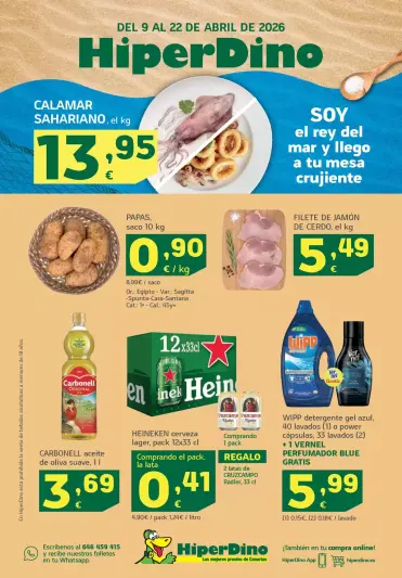 Ofertas de HiperDino España de 9 a 22 abril 2026 Especiales de abril - Página 1