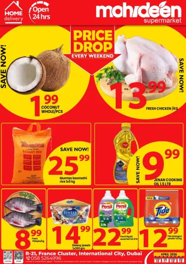 Ofertas de supermercado mohideen Emiratos Árabes Unidos de 16 a 19 abril 2026 Bajada de Precio - Página 1
