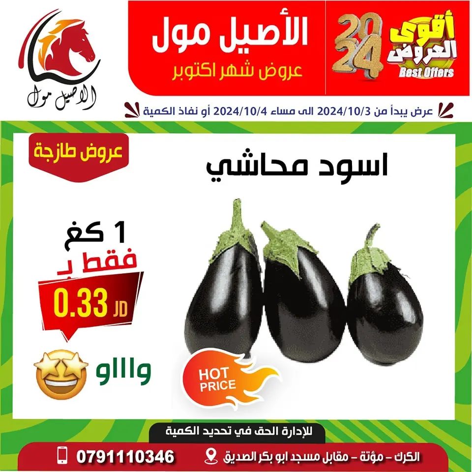 Offres Centre commercial Al Aseel Supermarché Jordan de 3 à 4 octobre 2024 Offres d'octobre - Centre commercial Al Aseel - Jordan - 3 octobre 2024 – 4 octobre 2024 - Page 10