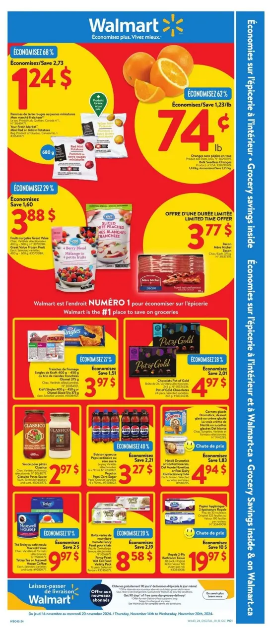 Walmart Canada Offers from 14 to 21 November 2024 New Offers
