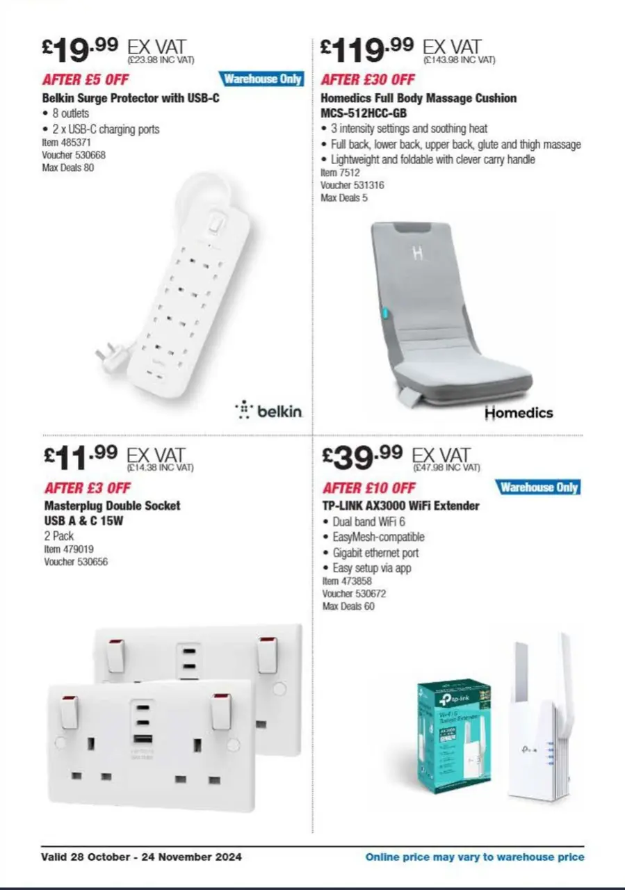 Ofertas de Costco Reino Unido de 5 a 24 noviembre 2024 Ahorros exclusivos para miembros - Página 4
