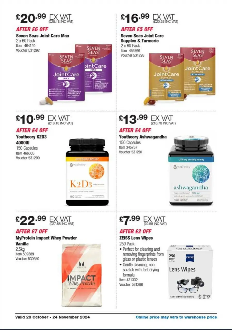 Ofertas de Costco Reino Unido de 5 a 24 noviembre 2024 Ahorros exclusivos para miembros - Página 20
