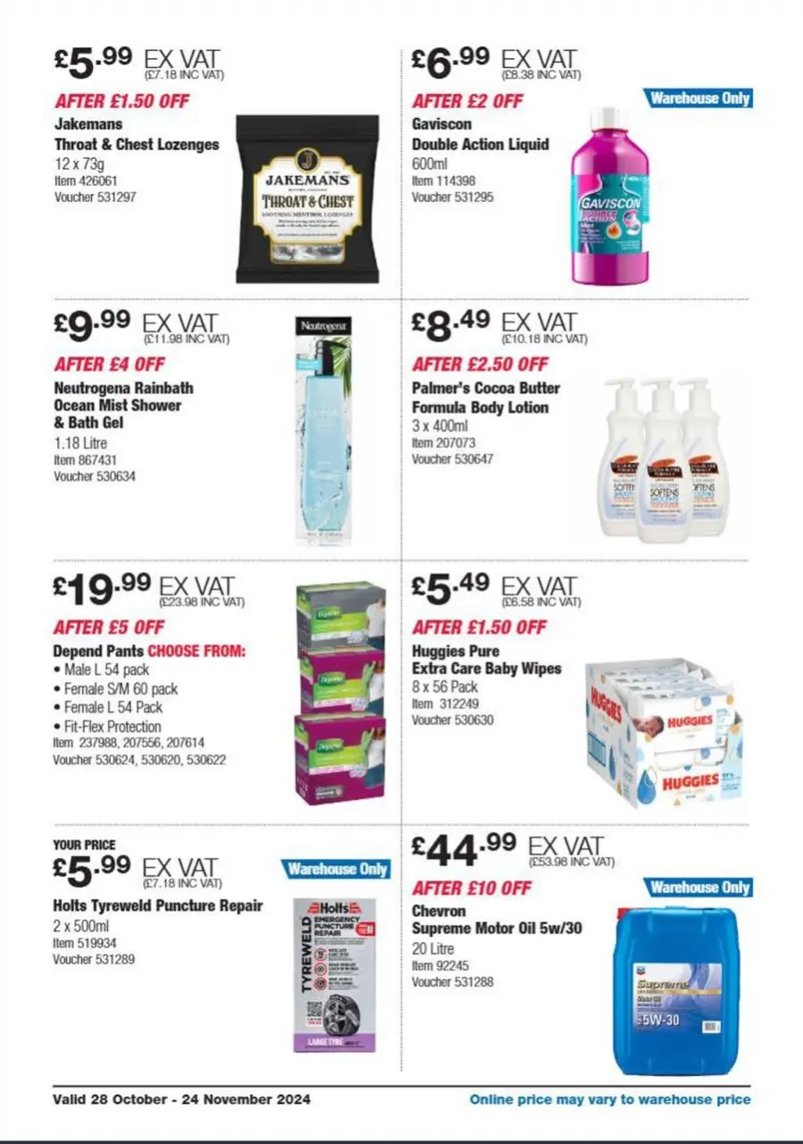 Ofertas de Costco Reino Unido de 5 a 24 noviembre 2024 Ahorros exclusivos para miembros - Página 24