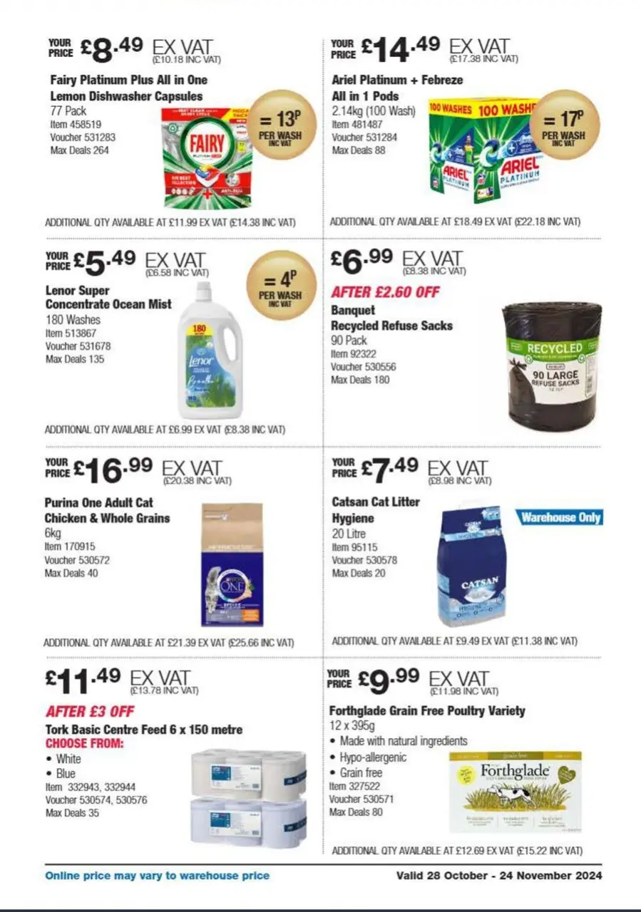 Ofertas de Costco Reino Unido de 5 a 24 noviembre 2024 Ahorros exclusivos para miembros - Página 25