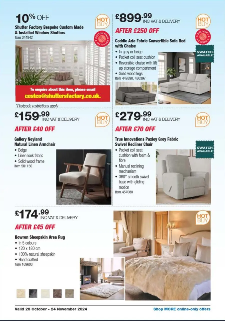 Ofertas de Costco Reino Unido de 5 a 24 noviembre 2024 Ahorros exclusivos para miembros - Página 28
