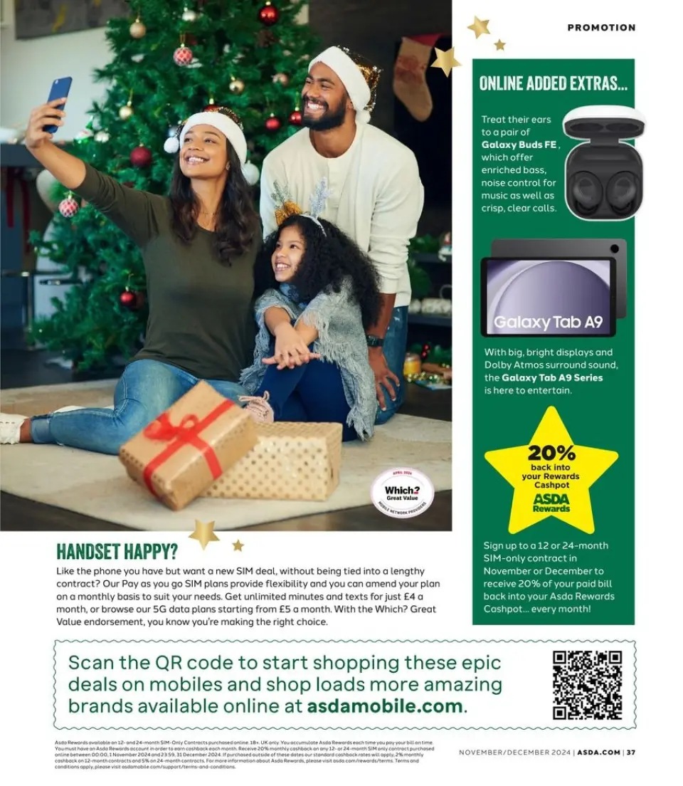 Ofertas de Supermercado Asda Reino Unido de 6 noviembre a 31 diciembre 2024 ofertas de navidad - Página 37