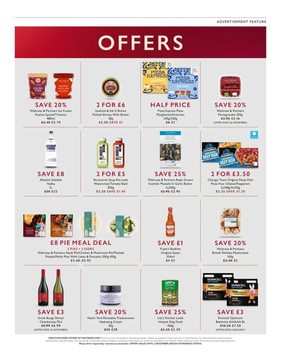 Ofertas de Supermercado Waitrose Reino Unido de 14 a 25 noviembre 2024 Ofertas de fin de semana - Página 52