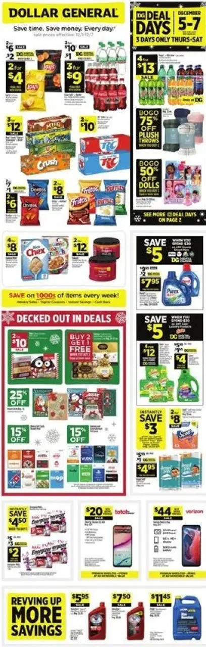 Dollar General USA Offers from 1 to 7 December 2024 Top offers for smart savers