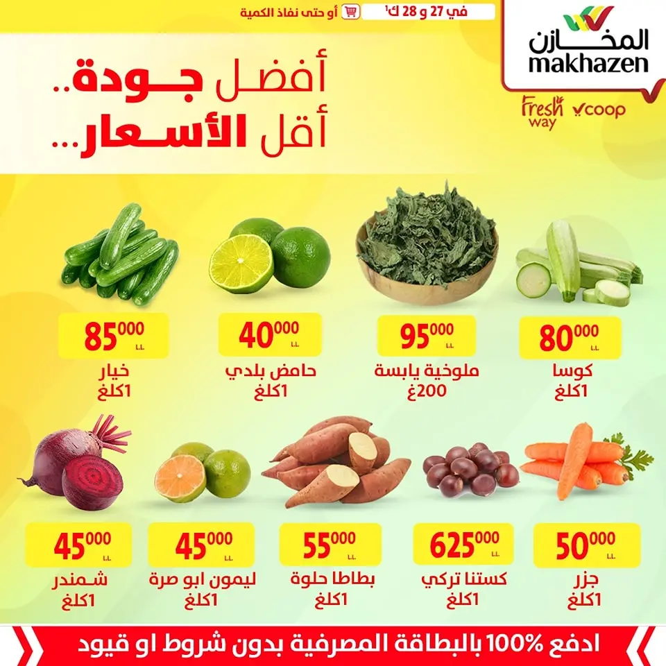 عروض المخازن لبنان من 26 حتى 27 ديسمبر 2024 صفقة لمدة يومين - المخازن - لبنان - 26 ديسمبر 2024 – 27 ديسمبر 2024 - صفحة 1