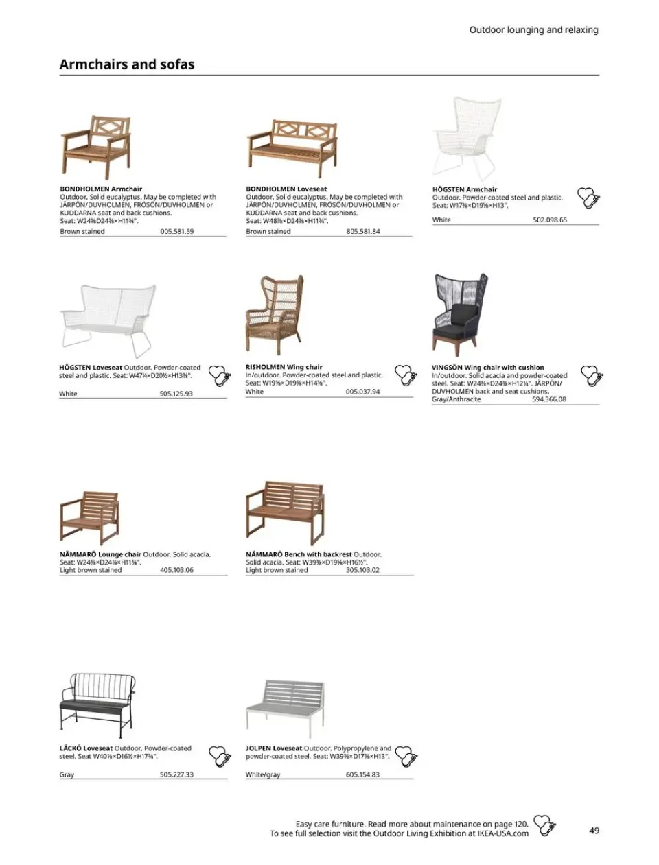 Offres IKEA États-Unis de 29 avril à 31 décembre 2024 Offres de vie en plein air - IKEA - États-Unis - 29 avril 2024 – 31 decembre 2024 - Page 49