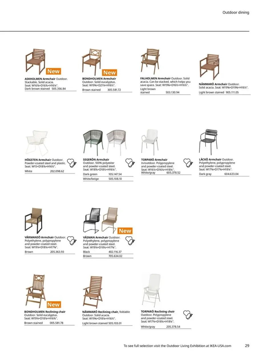 Offres IKEA États-Unis de 29 avril à 31 décembre 2024 Offres de vie en plein air - IKEA - États-Unis - 29 avril 2024 – 31 decembre 2024 - Page 29