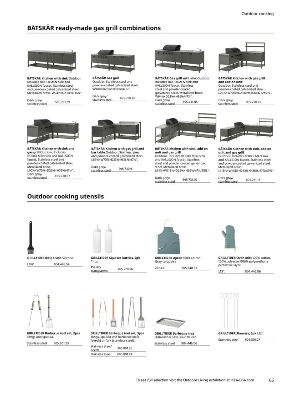 Offres IKEA États-Unis de 29 avril à 31 décembre 2024 Offres de vie en plein air - IKEA - États-Unis - 29 avril 2024 – 31 decembre 2024 - Page 65