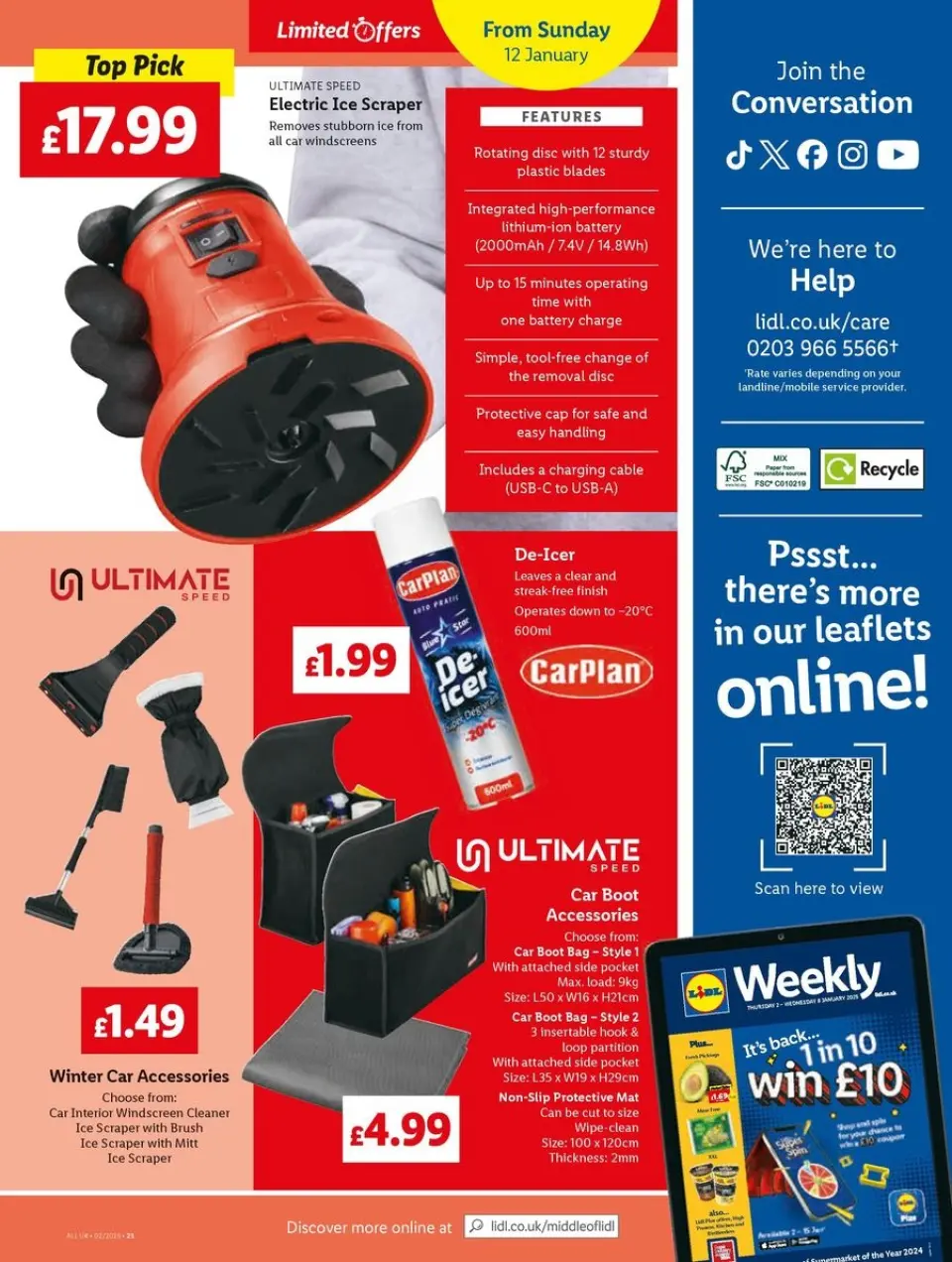 Ofertas de Lidl Reino Unido de 9 a 15 enero 2025 Fantásticas ofertas - Página 23