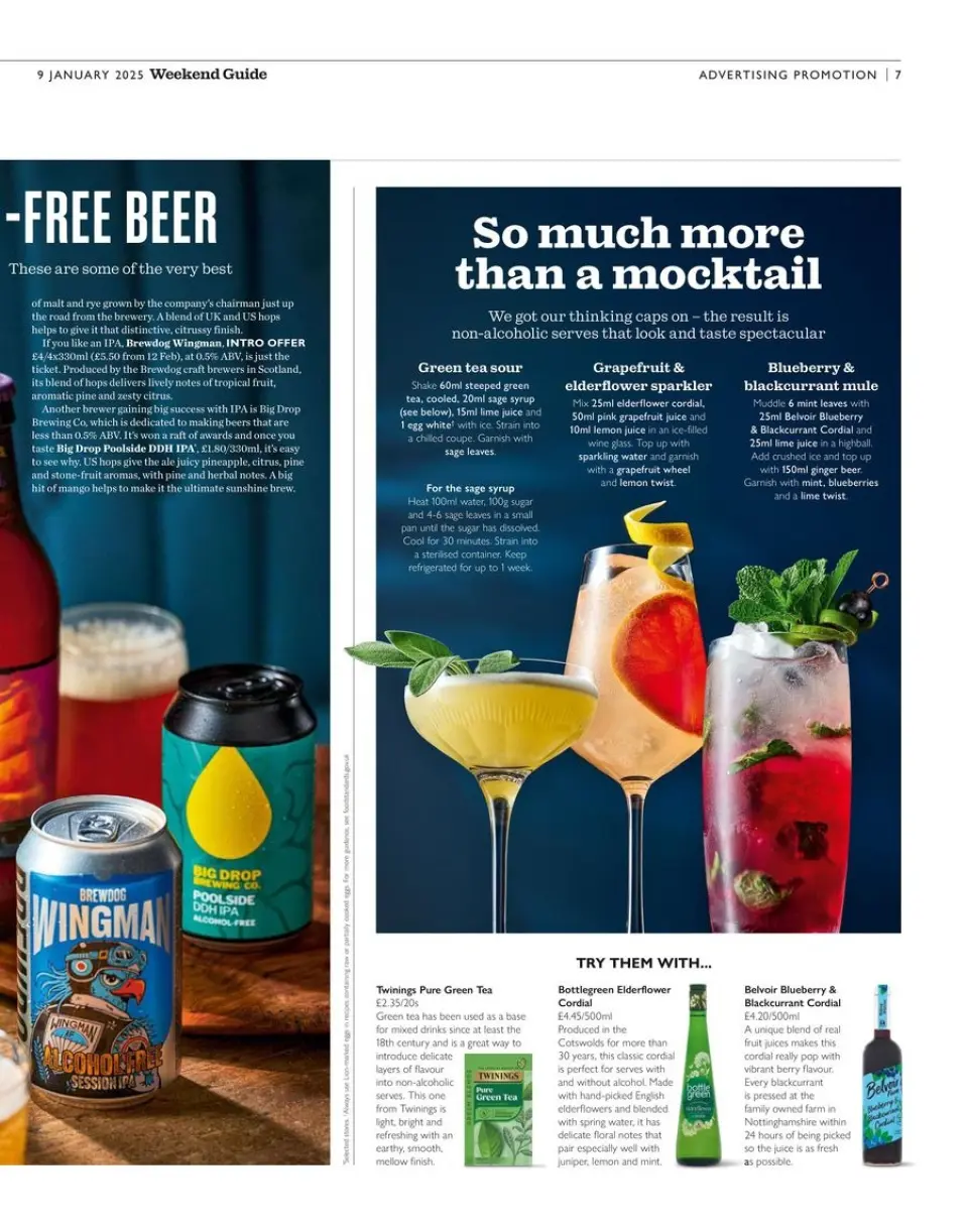 Ofertas de Supermercado Waitrose Reino Unido de 9 a 31 enero 2025 Revista mensual de ofertas - Página 43