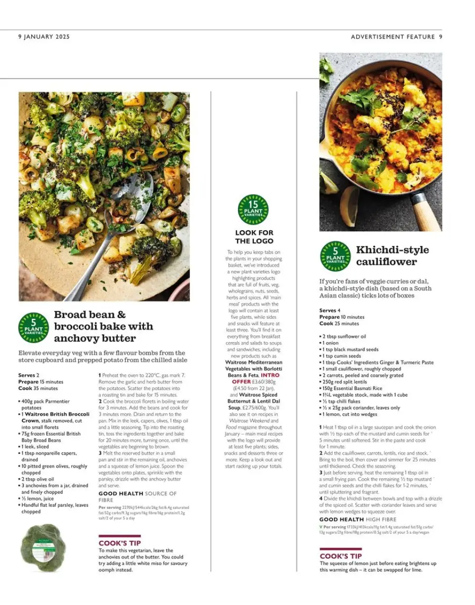 Ofertas de Supermercado Waitrose Reino Unido de 9 a 31 enero 2025 Revista mensual de ofertas - Página 9