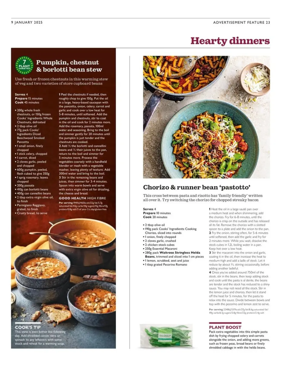 Ofertas de Supermercado Waitrose Reino Unido de 9 a 31 enero 2025 Revista mensual de ofertas - Página 23