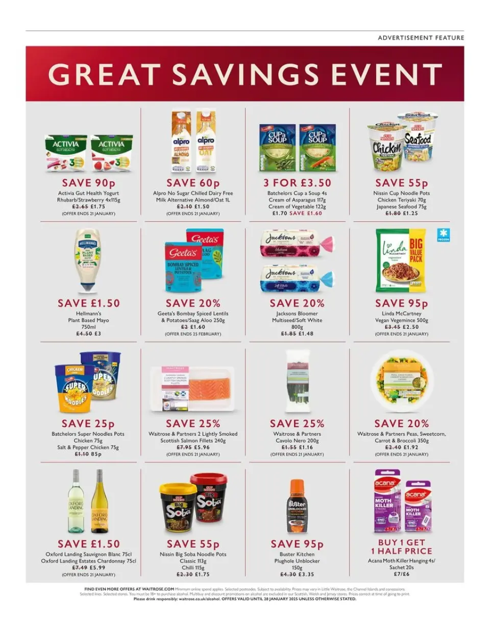 Ofertas de Supermercado Waitrose Reino Unido de 9 a 31 enero 2025 Revista mensual de ofertas - Página 36