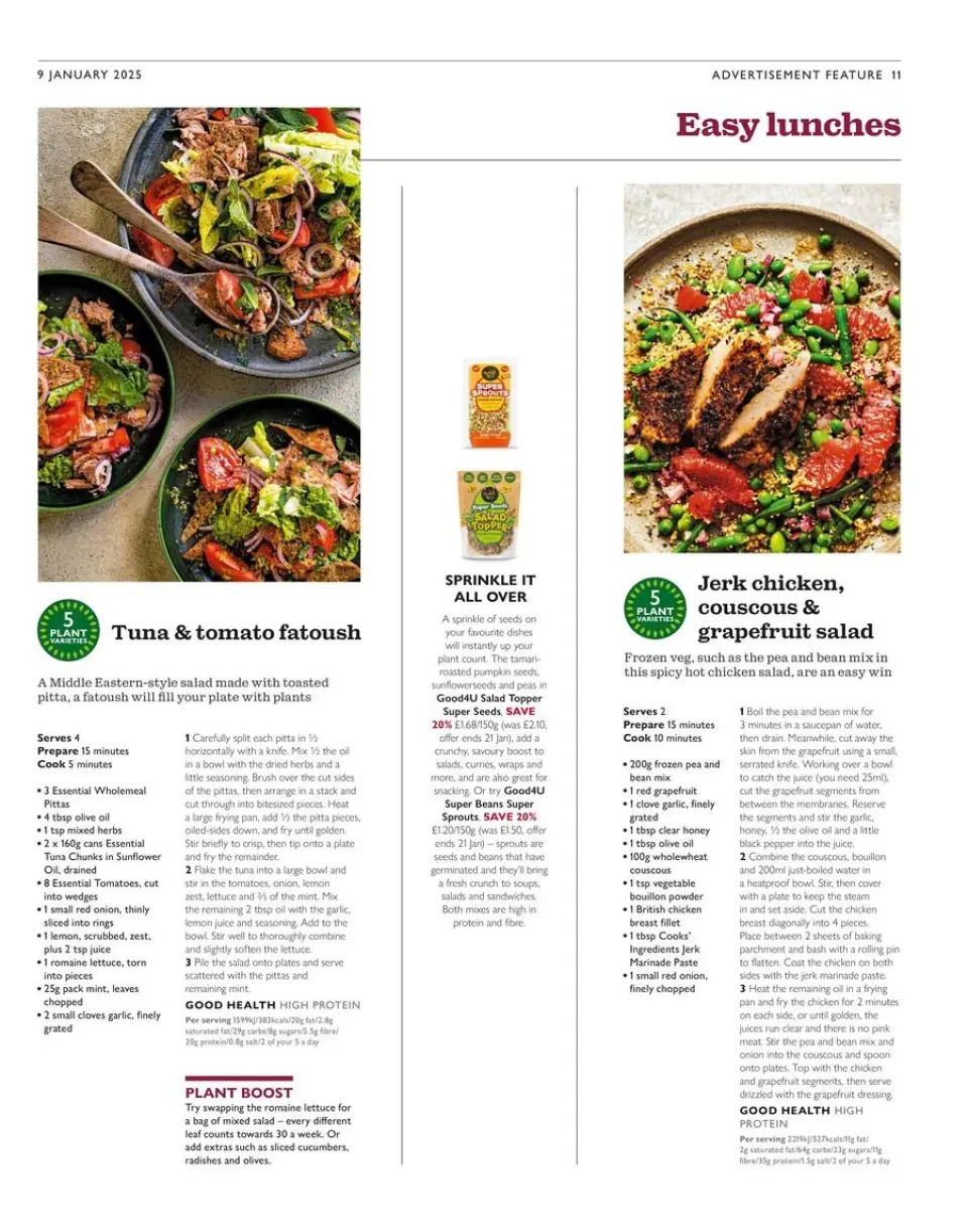 Ofertas de Supermercado Waitrose Reino Unido de 9 a 31 enero 2025 Revista mensual de ofertas - Página 11