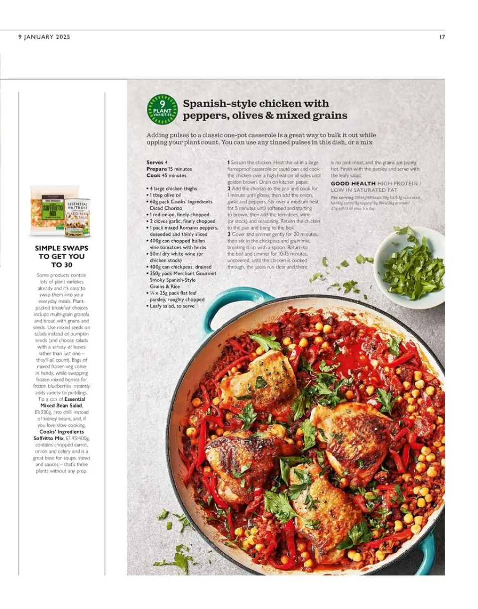 Ofertas de Supermercado Waitrose Reino Unido de 9 a 31 enero 2025 Revista mensual de ofertas - Página 17