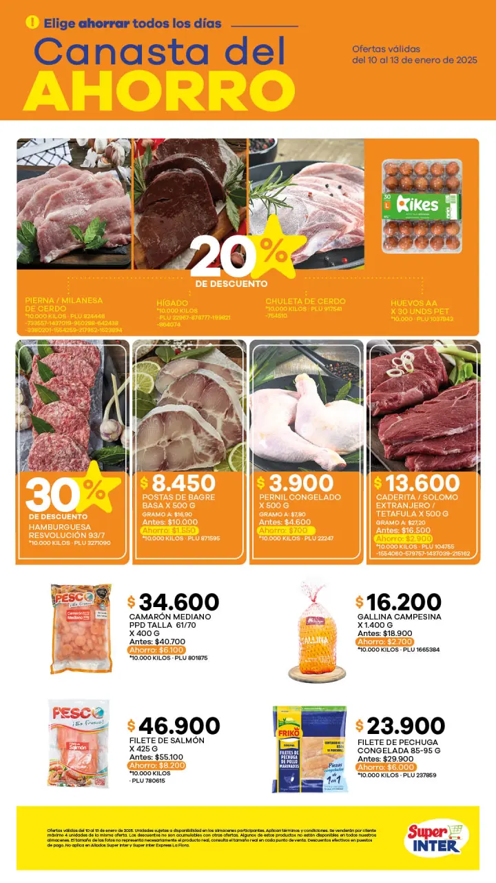 Super Inter Colombia Offers from 10 to 13 January 2025 Savings Basket - Page 2