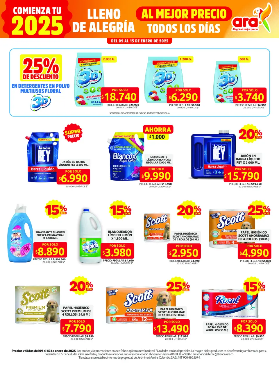 Ofertas de Tiendas ara Colombia de 9 a 15 enero 2025 Ofertas de la semana - Página 9