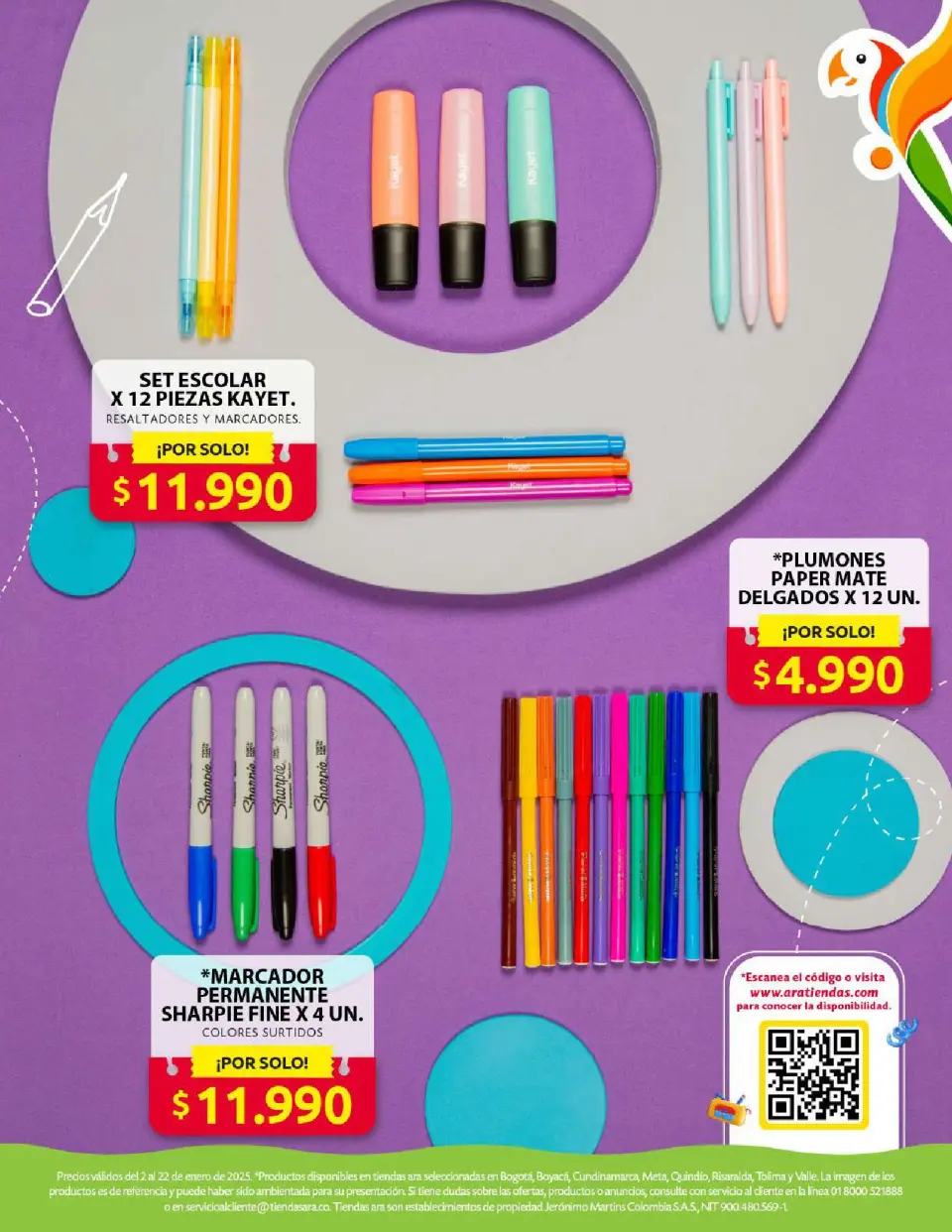 Ara stores Colombia Offers from 2 to 22 January 2025 Back to School Deals - Page 16