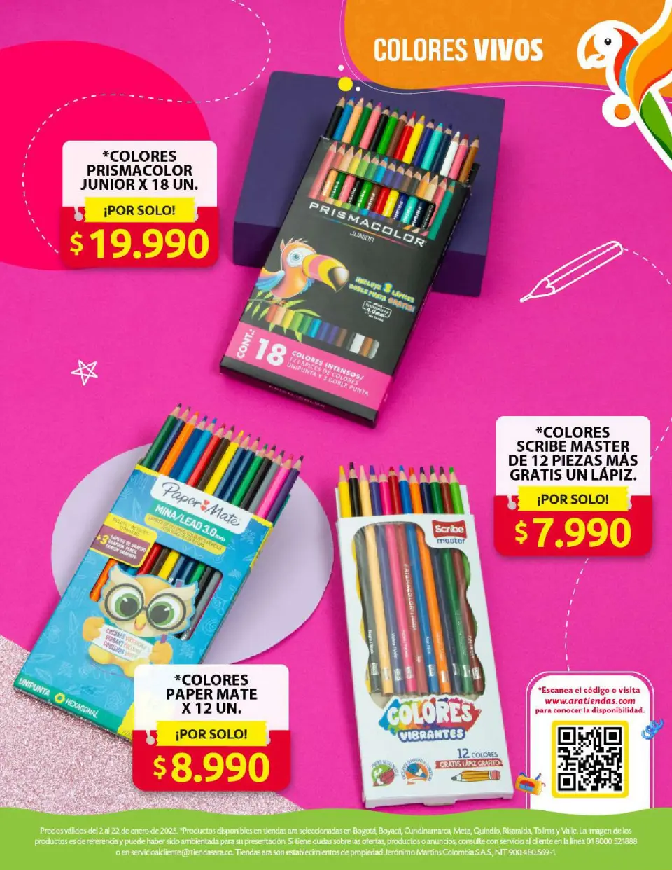 Ara stores Colombia Offers from 2 to 22 January 2025 Back to School Deals - Page 20