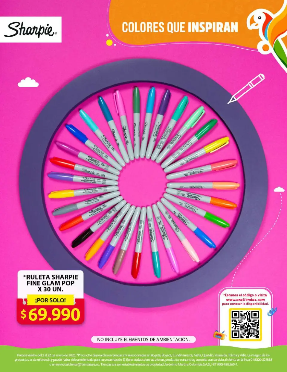 Ara stores Colombia Offers from 2 to 22 January 2025 Back to School Deals - Page 48