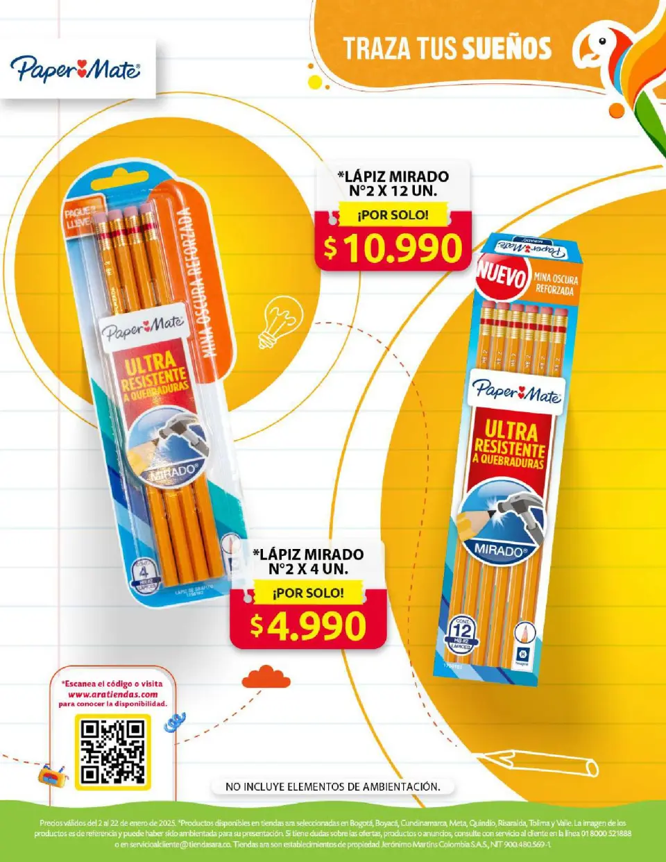 Ara stores Colombia Offers from 2 to 22 January 2025 Back to School Deals - Page 55