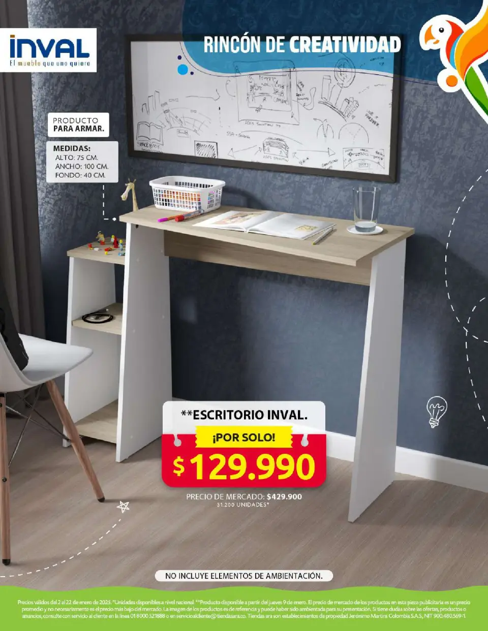 Ara stores Colombia Offers from 2 to 22 January 2025 Back to School Deals - Page 67
