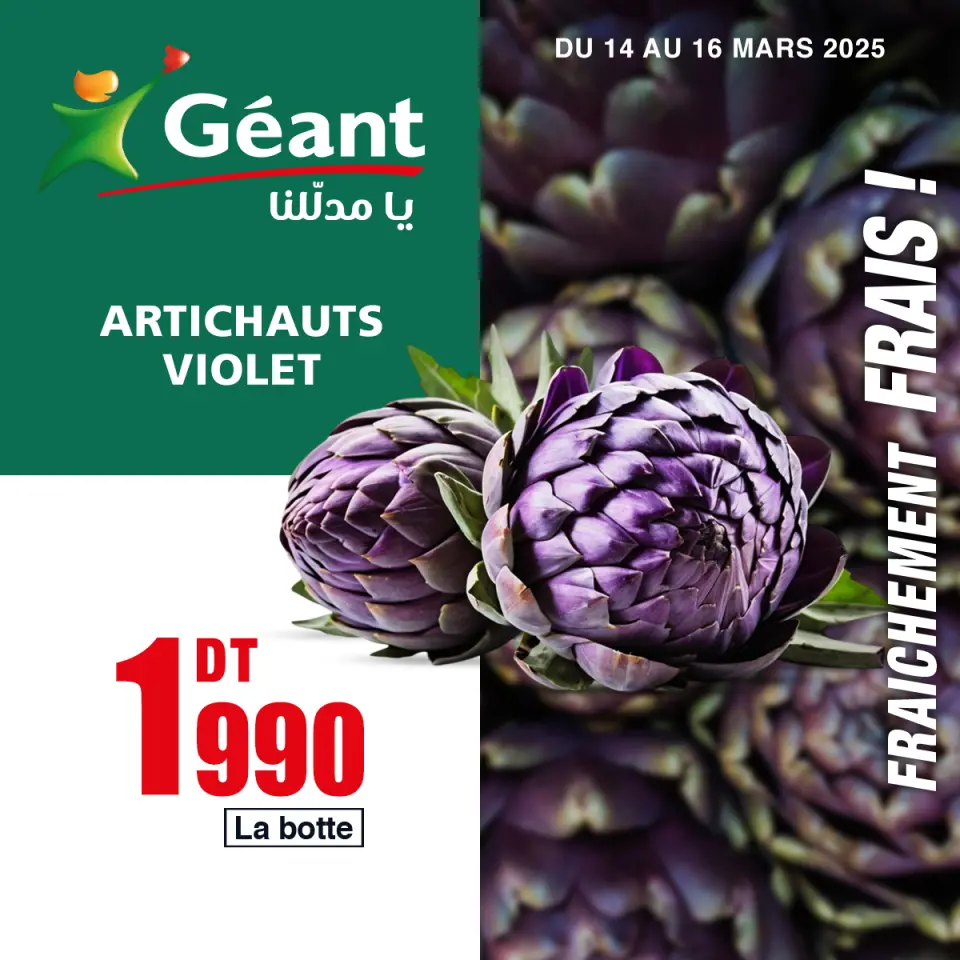 Geant Tunisia Offers from 14 to 16 March 2025 New Offers