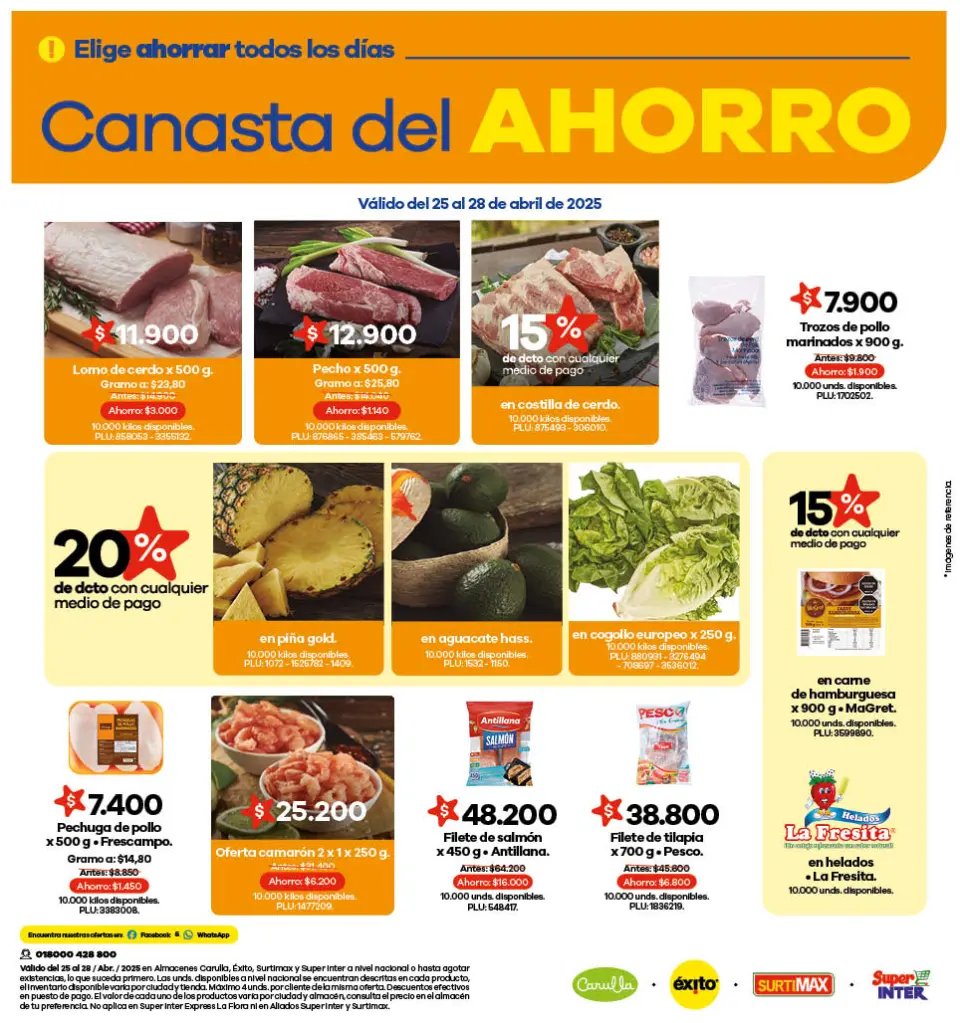 Offres Super Inter Colombie de 25 à 28 avril 2025 Meilleurs produits - Page 2