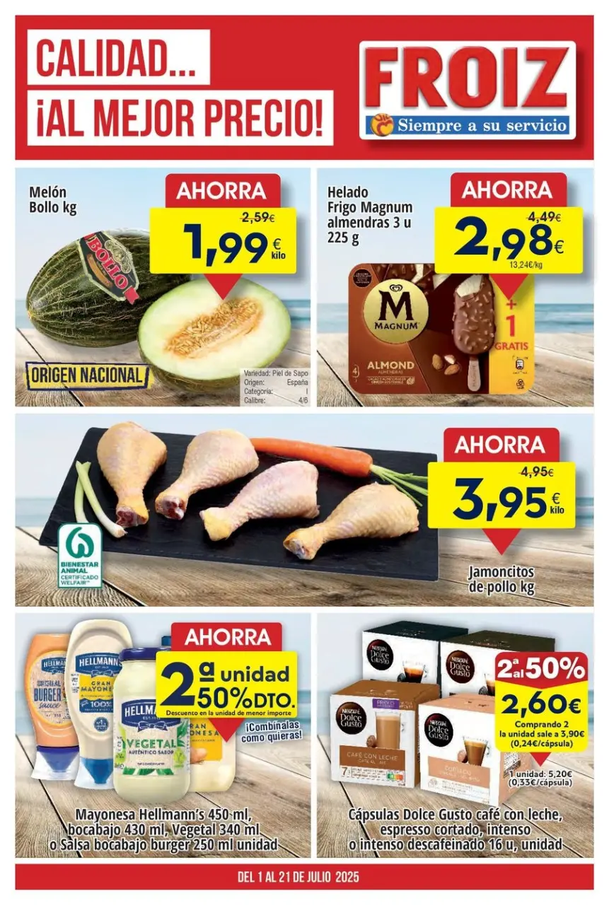 Froiz Spain Offers from 1 to 21 July 2025 New Deals