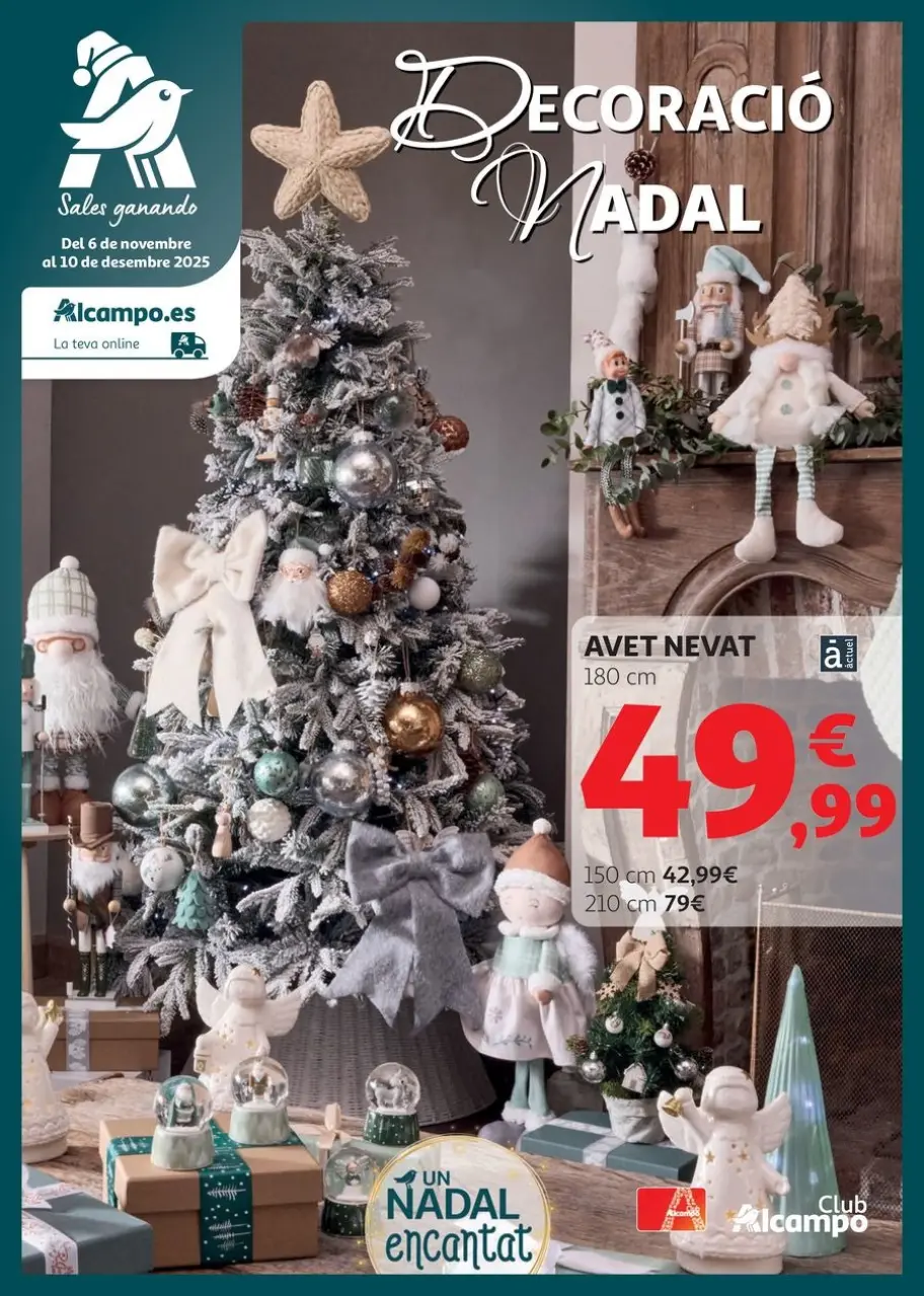 Alcampo Spain Offers from 6 November to 10 December 2025 Christmas decoration offers