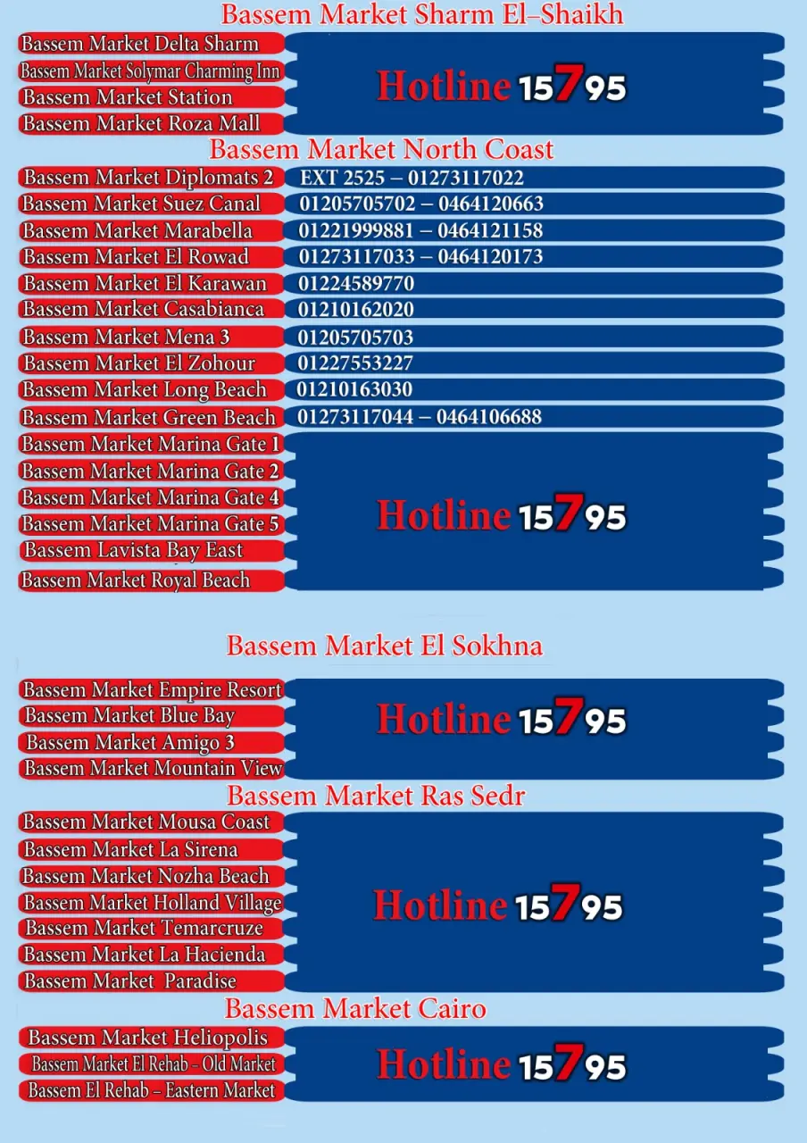Bassem Market  Sharm El-Shaikh  Offers from 20 to 30 November Best offers - Page 33