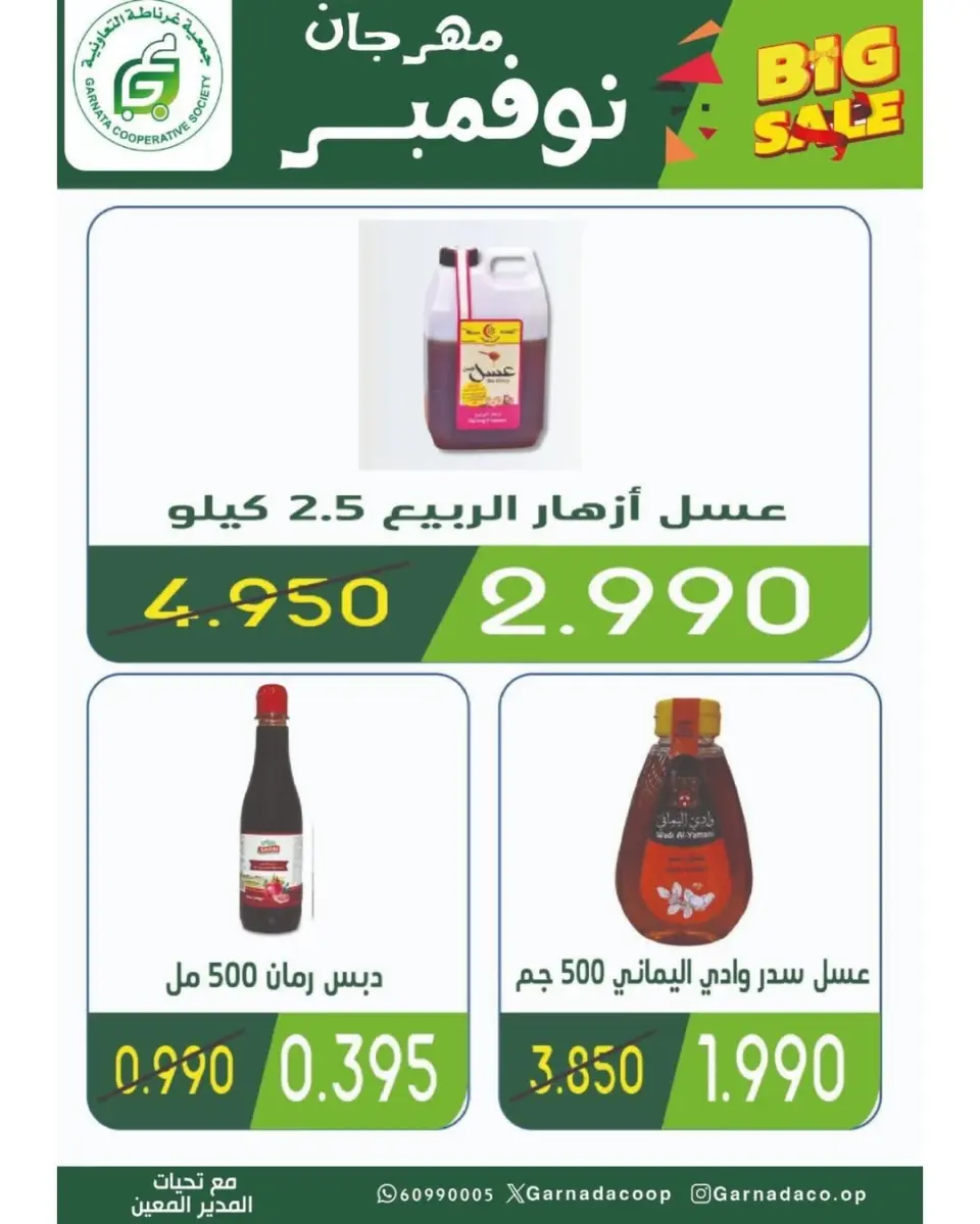 Garnata co-op Kuwait Offers from 24 to 30 November 2025 November Festival - Page 19