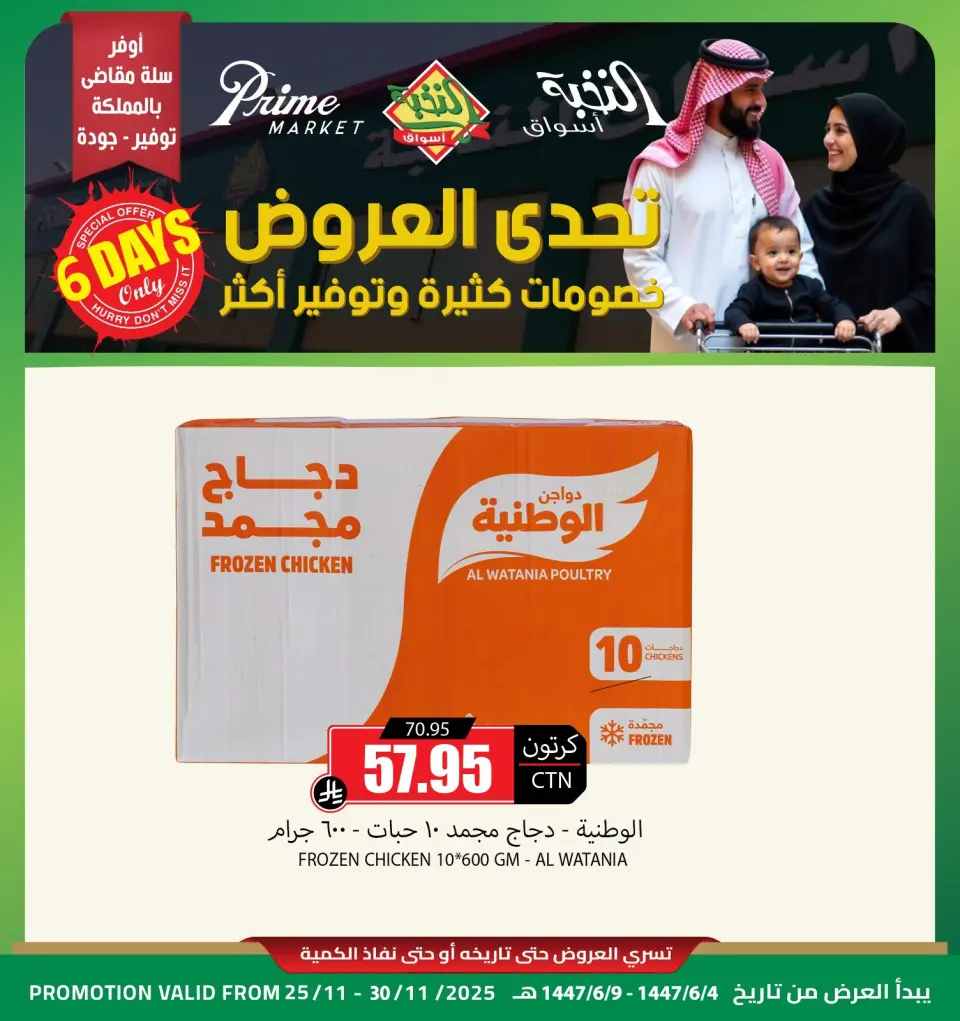 عروض أسواق النخبة السعودية من 25 حتى 30 نوفمبر 2025 عروض التحدي