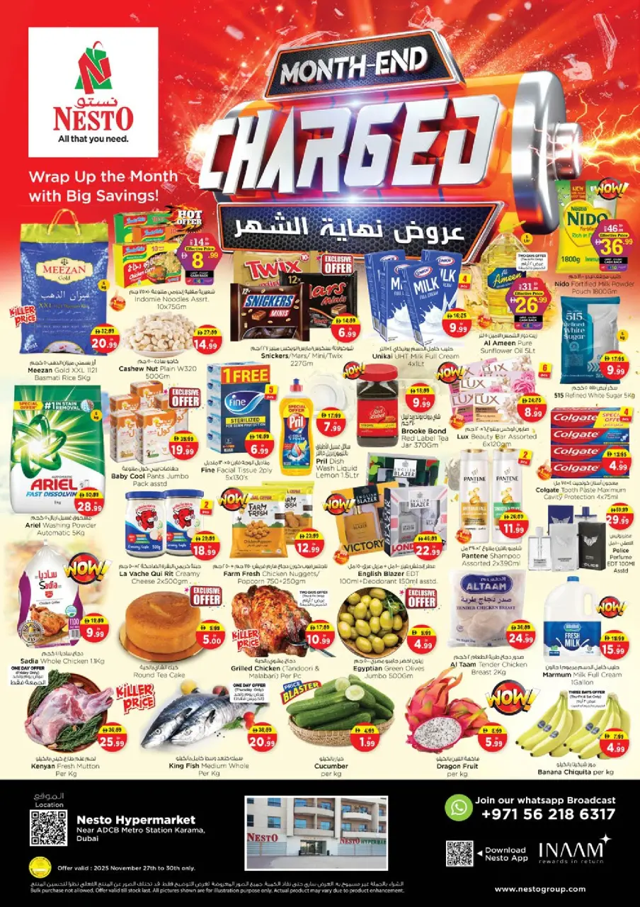 Nesto  Dubai  Offers from 27 to 30 November End of month offers - Karama