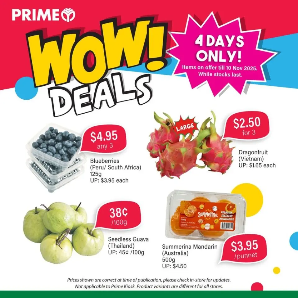 Prime Supermarket Singapore Offers from 7 to 30 November 2025 Discounts brochure - Page 8