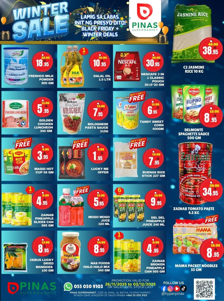 Pinas Supermarket Saudi Arabia Offers from 26 November to 3 December 2025 Winter Sale - Page 8