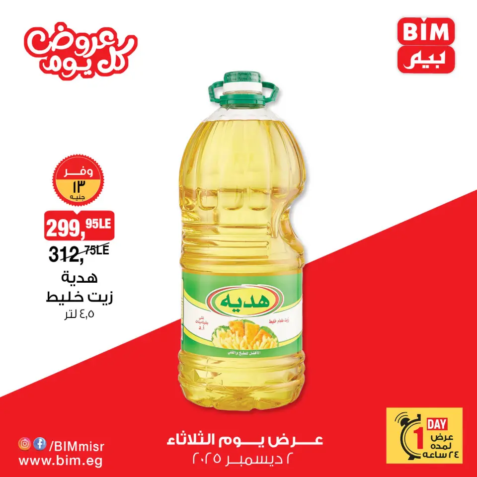 BIM Market Egypt Offers Tuesday 2 December Everyday offers