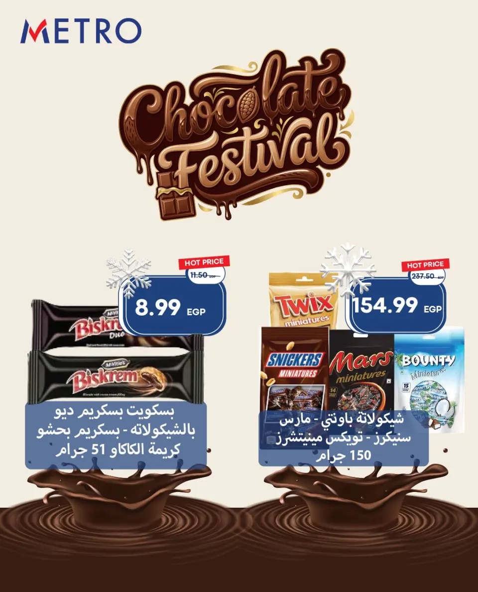 Metro Market Egypt Offers from 1 to 7 December 2025 Chocolate Festival Offers - Page 14