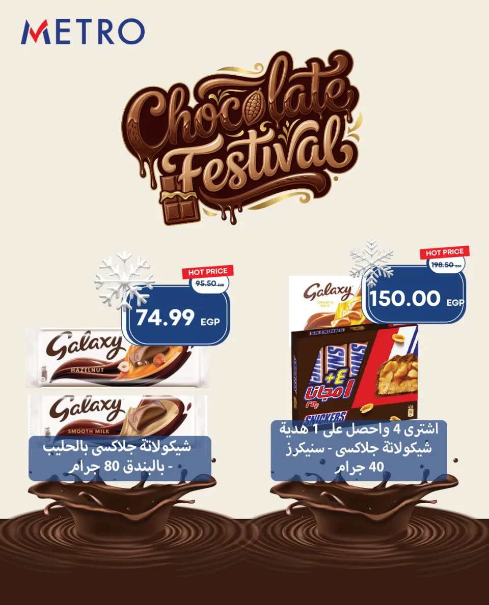 Metro Market Egypt Offers from 1 to 7 December 2025 Chocolate Festival Offers - Page 12