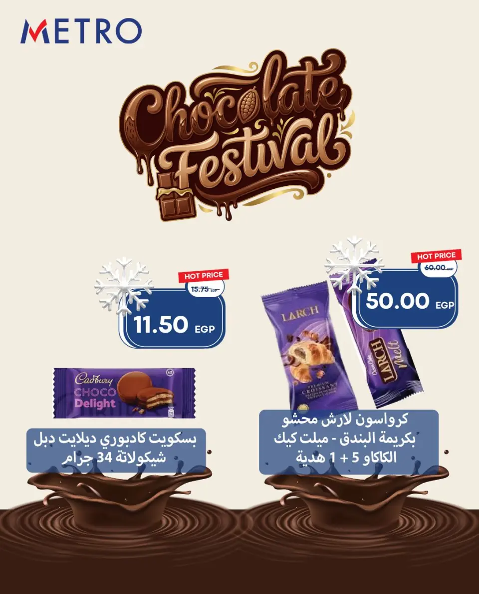 Metro Market Egypt Offers from 1 to 7 December 2025 Chocolate Festival Offers - Page 4
