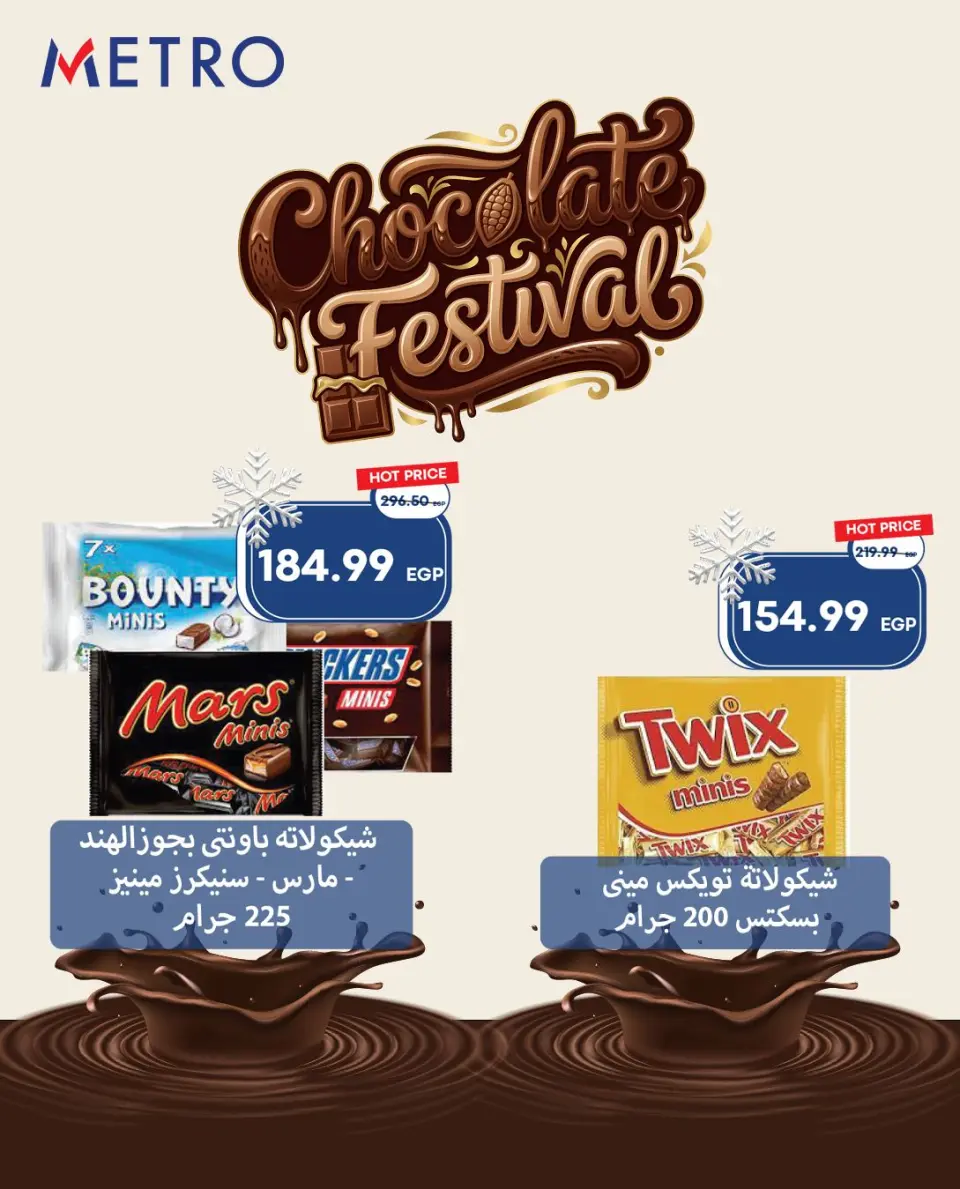 Metro Market Egypt Offers from 1 to 7 December 2025 Chocolate Festival Offers - Page 11