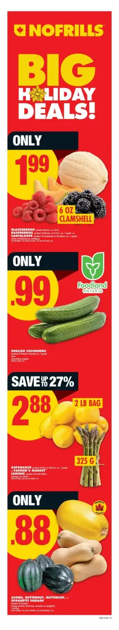 No Frills Canada Offers from 3 to 17 December 2025 Exclusive bargains