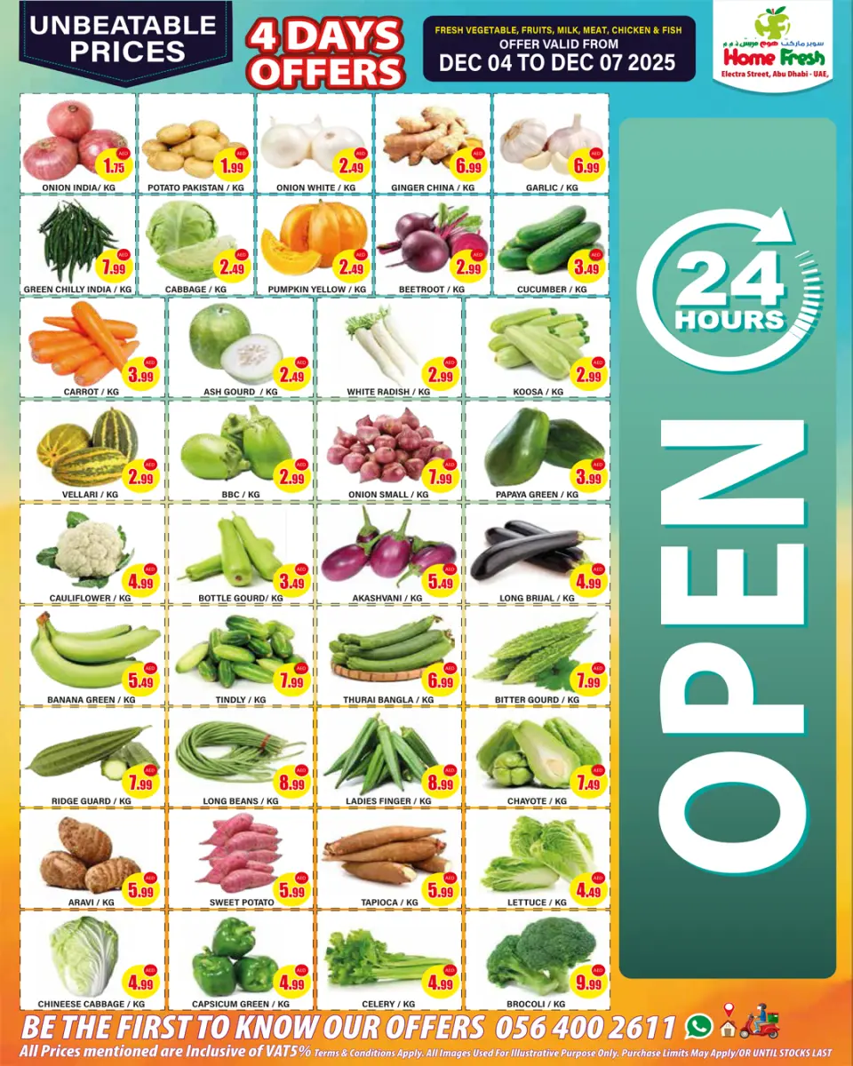 Ofertas de supermercado Home Fresh  Abu Dhabi  de 4 a 10 diciembre venta flash - Página 2