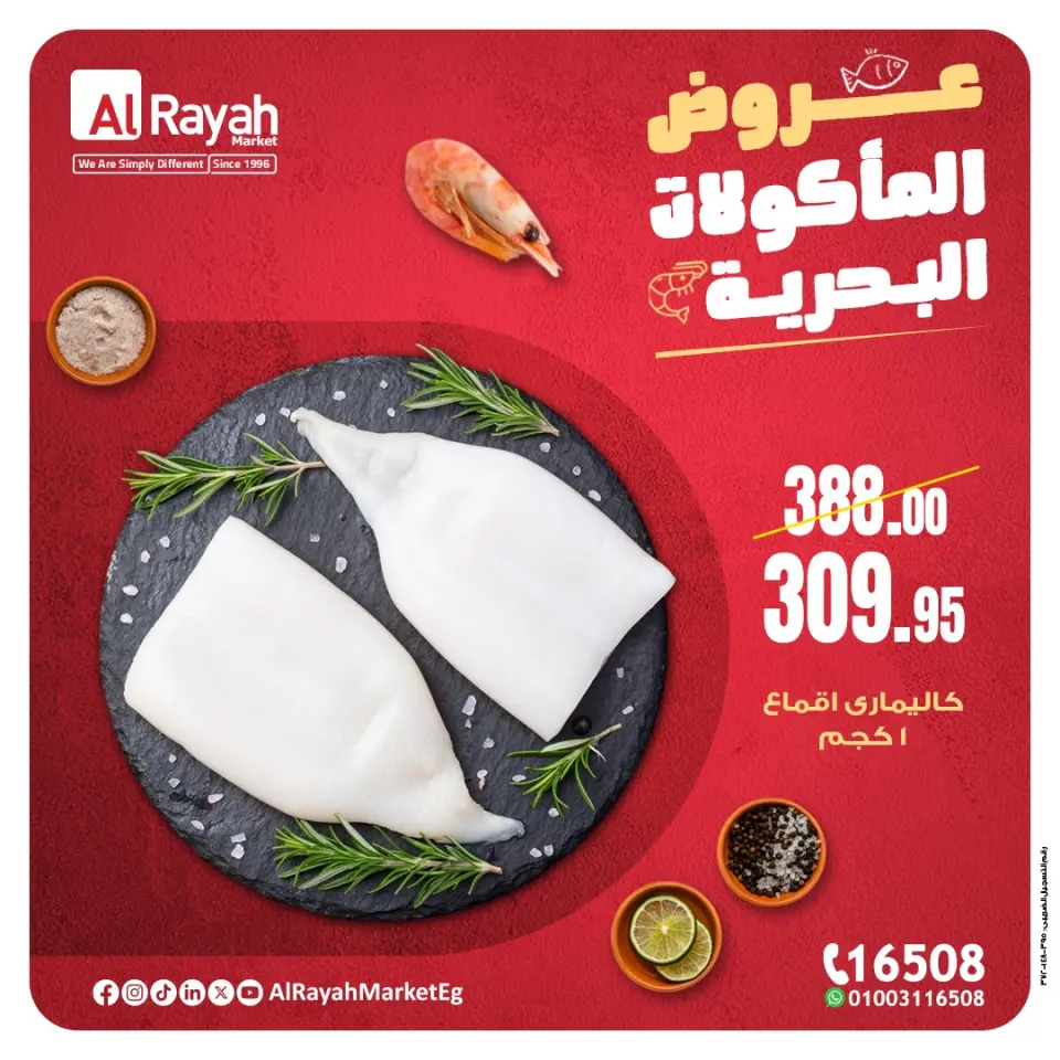Al Rayah Market Egypt Offers from 5 to 14 December 2025 Seafood Deal - Page 3